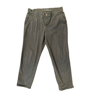 Gap Pants Womens 8‎ Green Khakis by Gap Girlfriend Khaki Chino Casual Minimalist